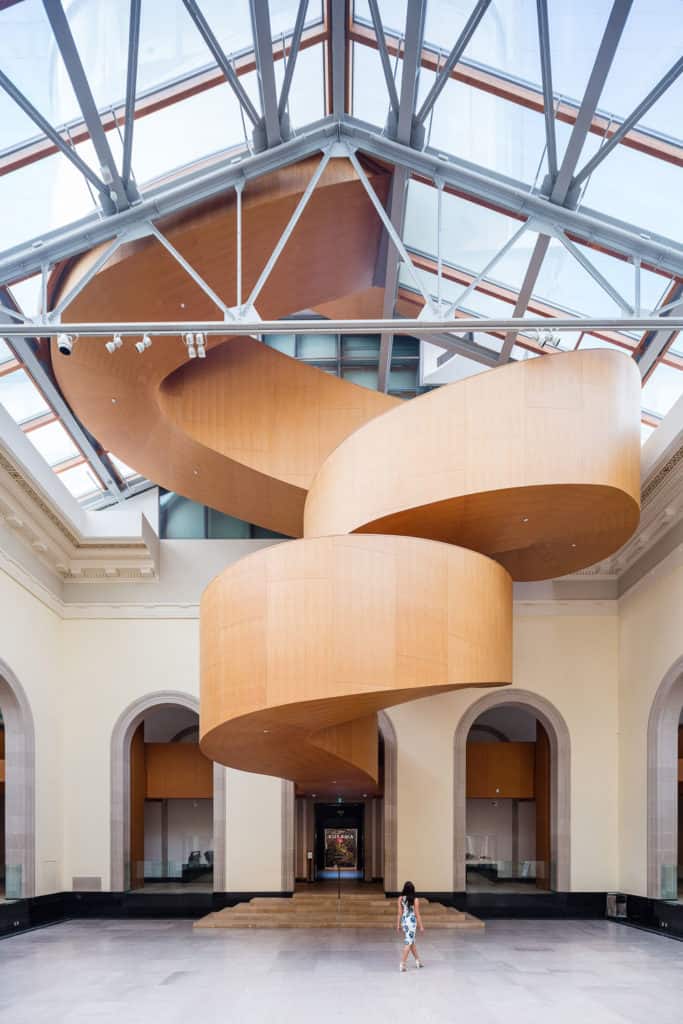 The Art Gallery of Ontario's spiral staircase
