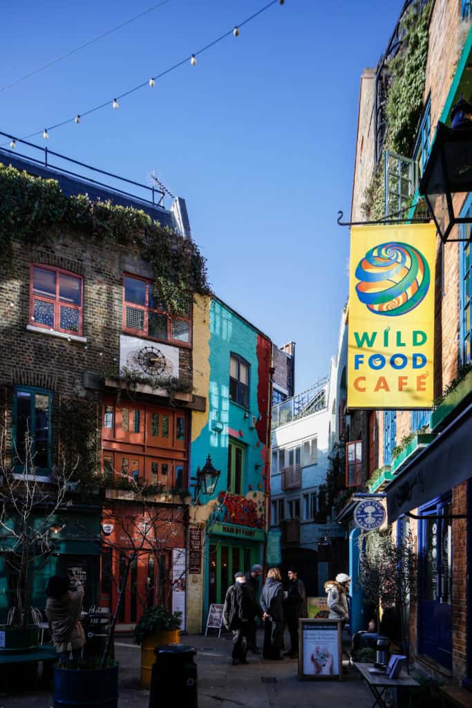 Neal's Yard, a colorful bohemian alley in Covent Garden