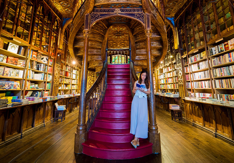 A beautiful bookshop in Porto