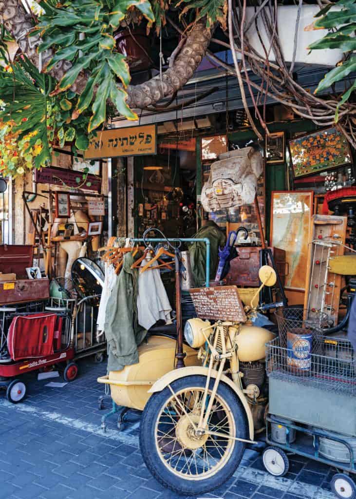 A shop at the Jaffa Flea Market