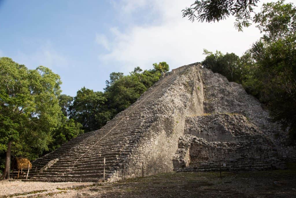 An Ixmoja pyramid at Cobá