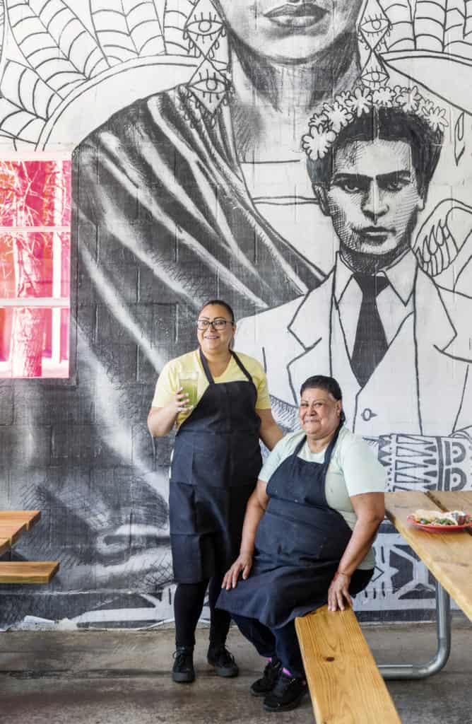 Mother and daughter Mexican-American chefs at Comal in Denver