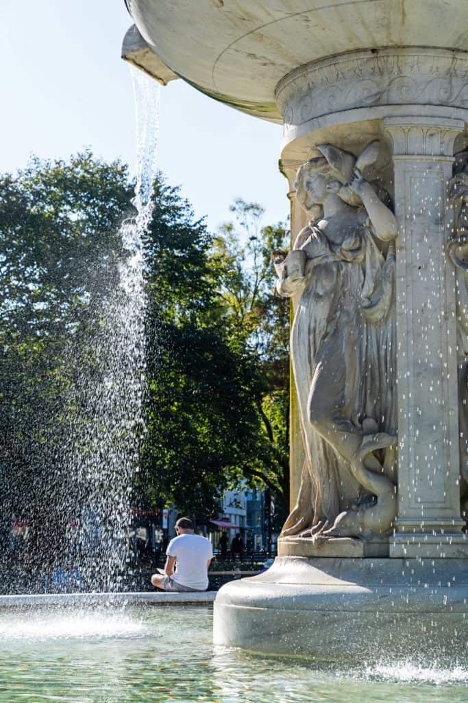 The fountain at Dupont Circle