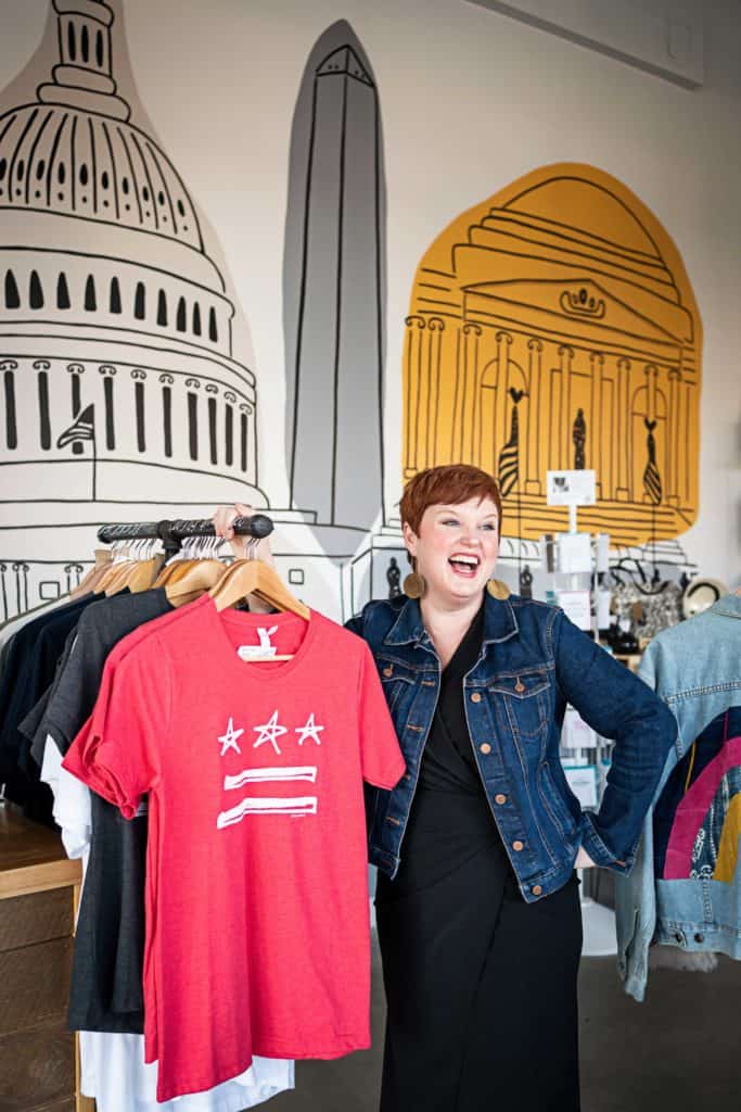 Shop Made in DC cofounder Stacey Price at her store