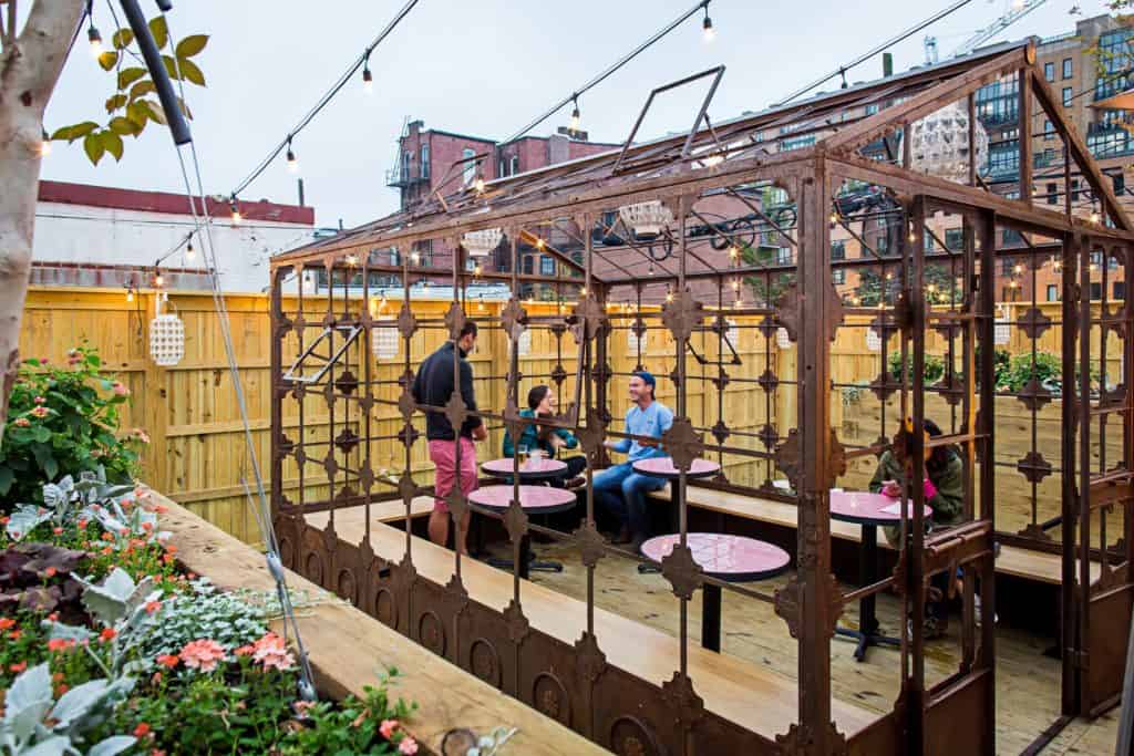 The patio at Calico, in Blagden Alley