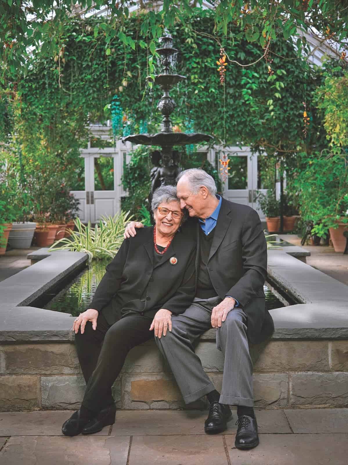 Alan Alda with his wife Arlene